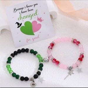 7 sets of Wicked Themed Party Favor Friendship Bracelets